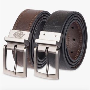 Dickies Men's Two-in-One Reversible Casual Belt